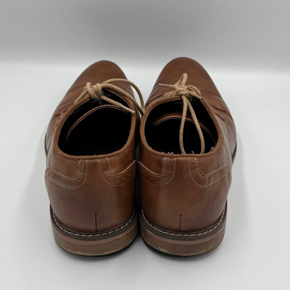 Madden Brown Leather Cap Toe Oxford Shoes Size 13 NO BOX